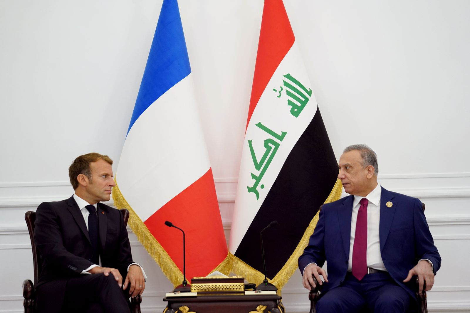 Iraq highly appreciate Frances role in confronting terrorism AlKadhimi says