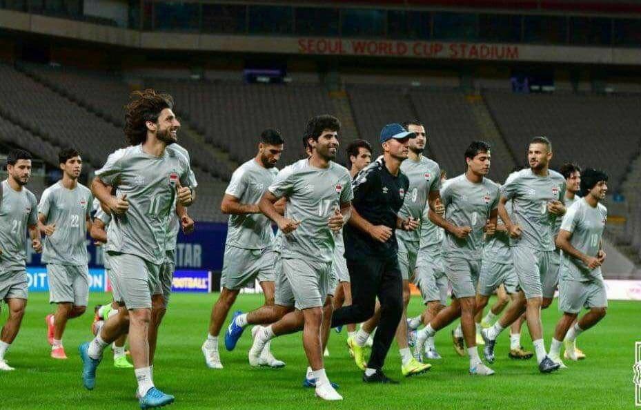المنتخب العراقي ينهي تحضيراته لملاقاة كوريا الجنوبية غداً الخميس