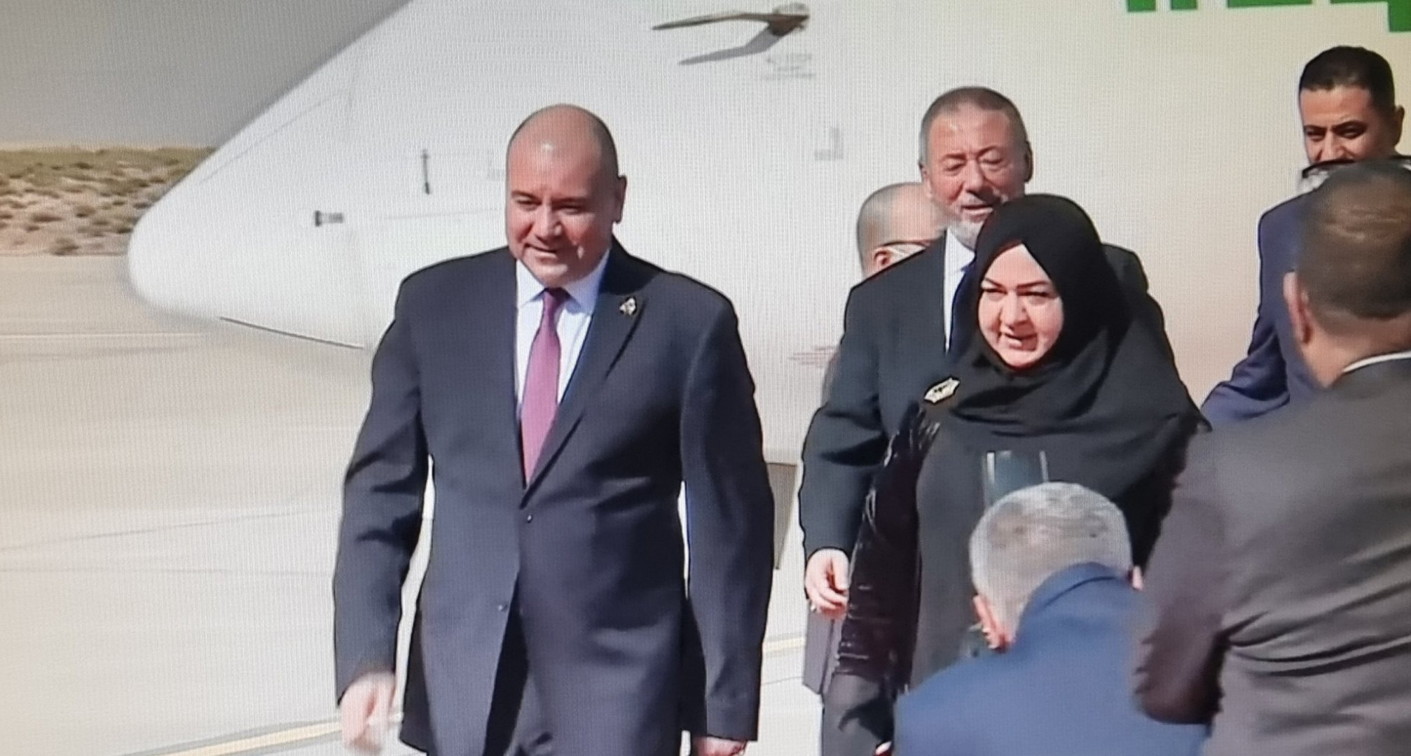 The Speaker of the Jordanian Parliament arrives in Erbil