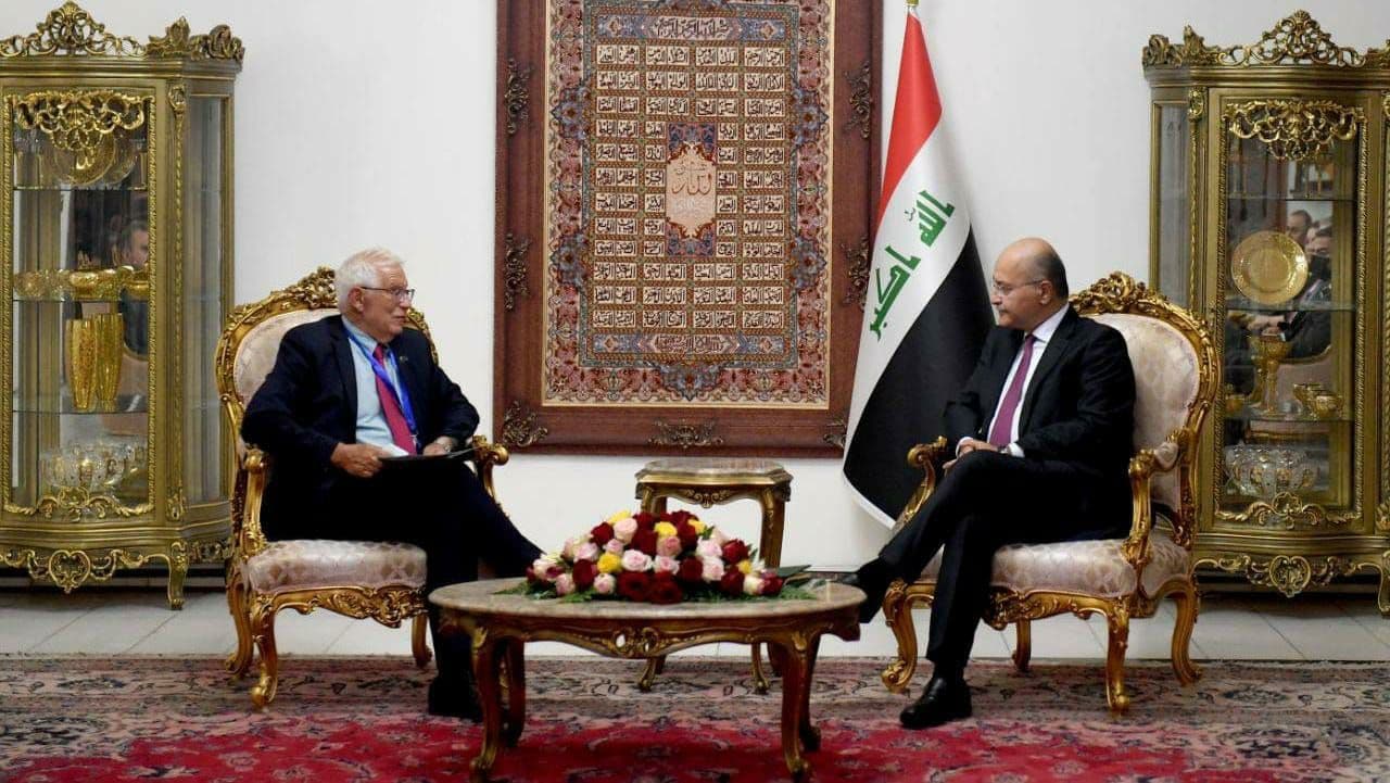 رئيس الجمهورية يدعو الاتحاد الاوروبي لمساعدة العراق باسترداد أمواله المهربة