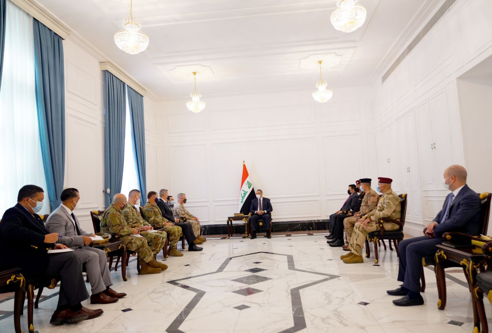 McKenzie to al-Kadhimi: reducing U.S. military representation will not affect the strategic ties with Iraq