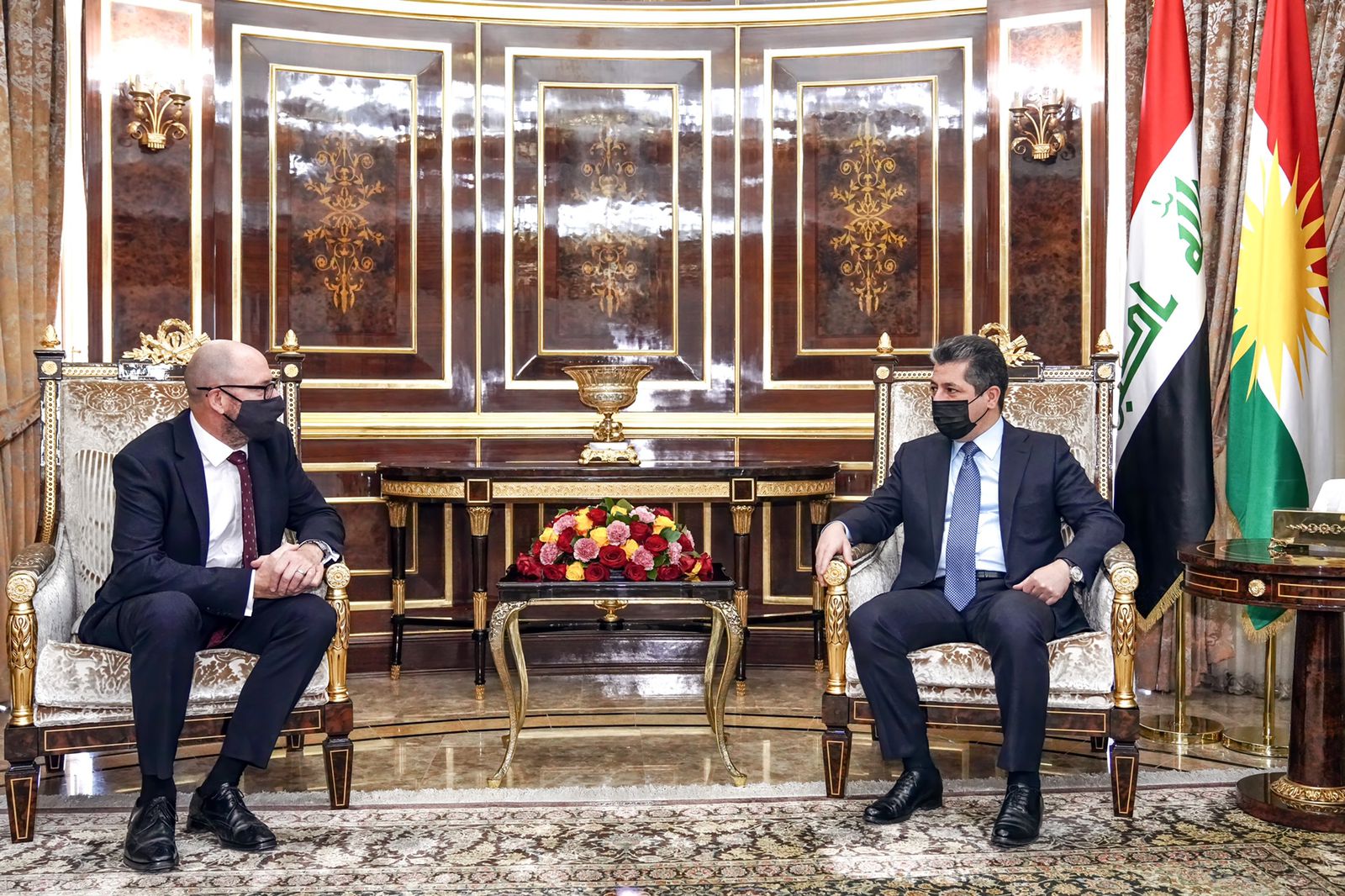 PM Masrour Barzani meets the British Consul General in the Kurdistan Region