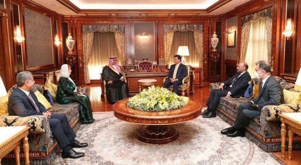 Kurdistan Region President receives Ambassador of Saudi Arabia