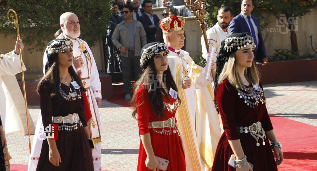 President Barzani attends the appointment ceremony of Patriarch Mar Awa III in Erbil