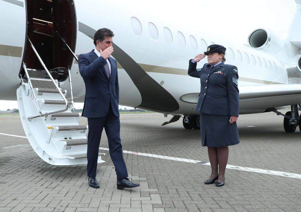 Kurdistan’s President arrives in London