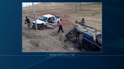 صور.. مصرع شخصين بحادث مروع في نينوى