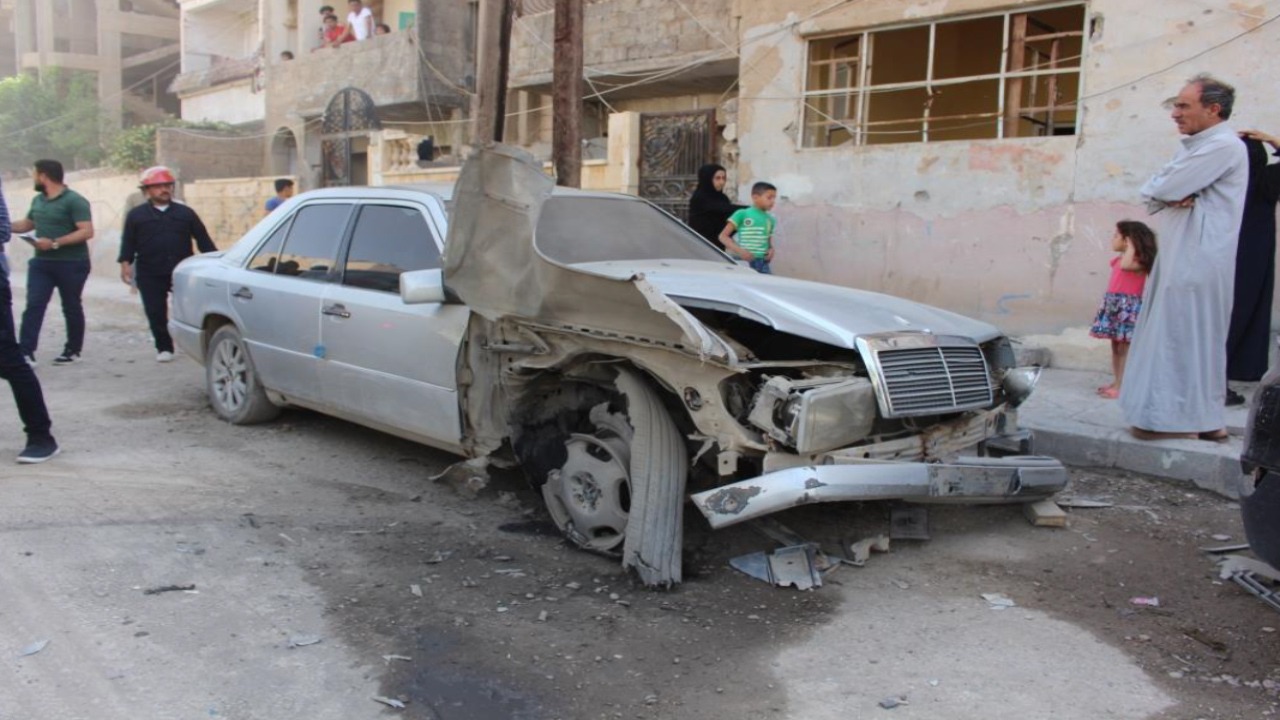 استهداف سيارة مدنية بتفجير شمال شرقي بغداد