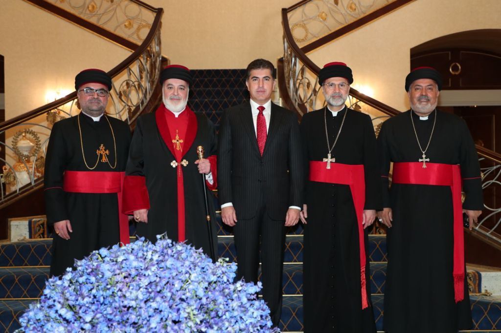 President Barzani receives the Patriarch of Assyrian Church of the East 