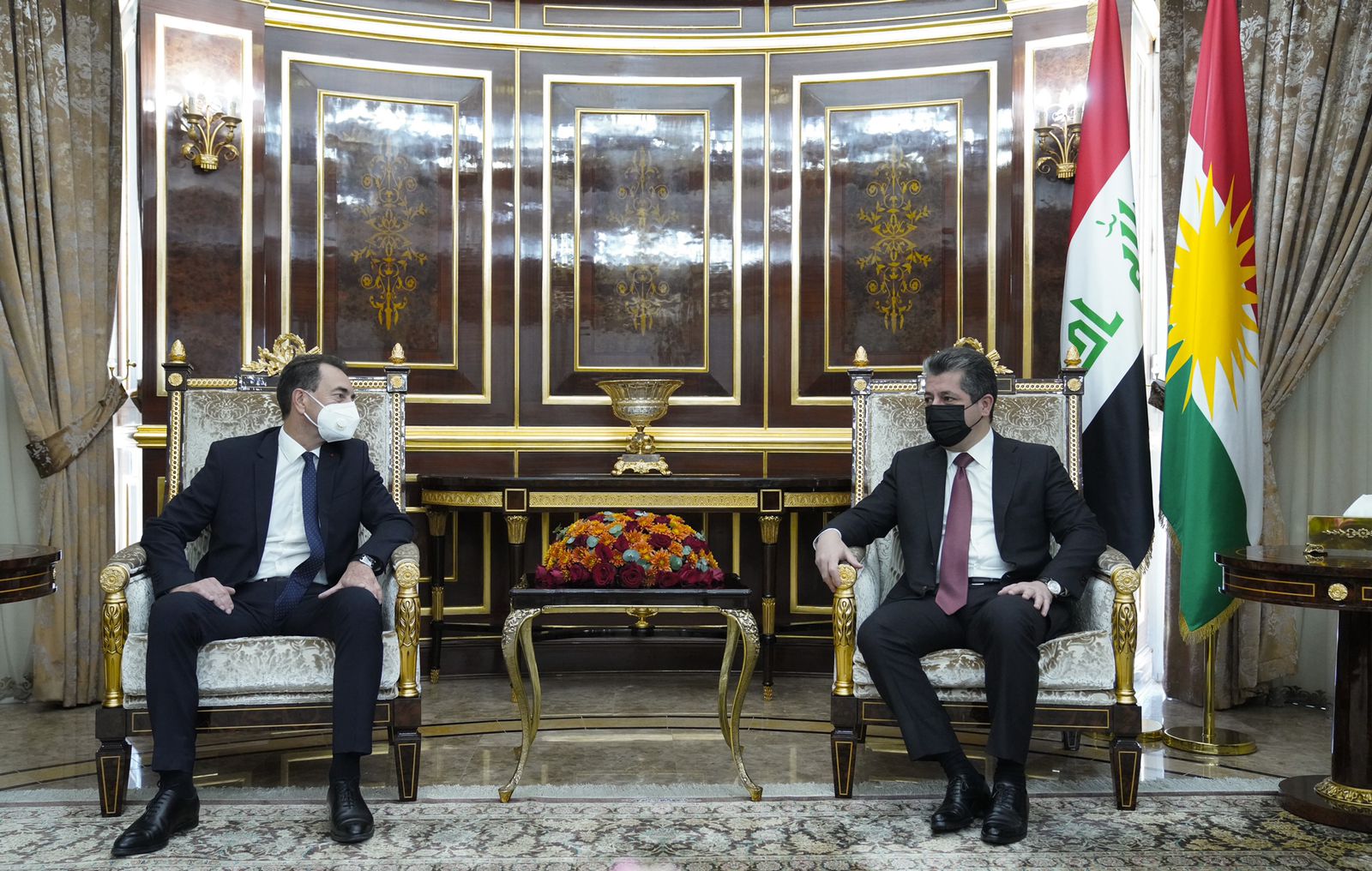 French ambassador upon meeting PM Barzani prosperity and reconstruction are noticeable in Kurdistan 