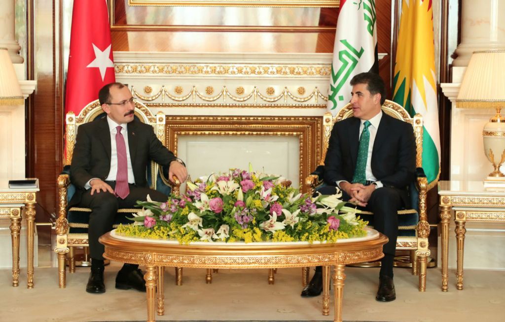 President Barzani meets Turkey’s Minister of Commerce 