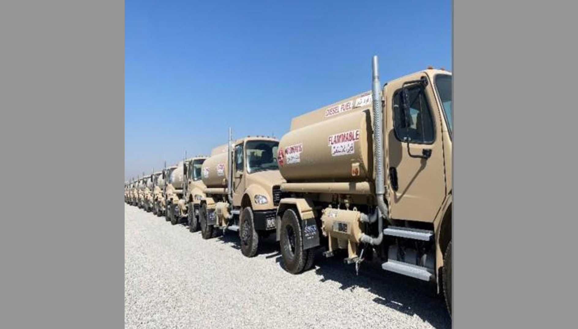 The Global Coalition provides 50 vehicles to the Peshmerga forces