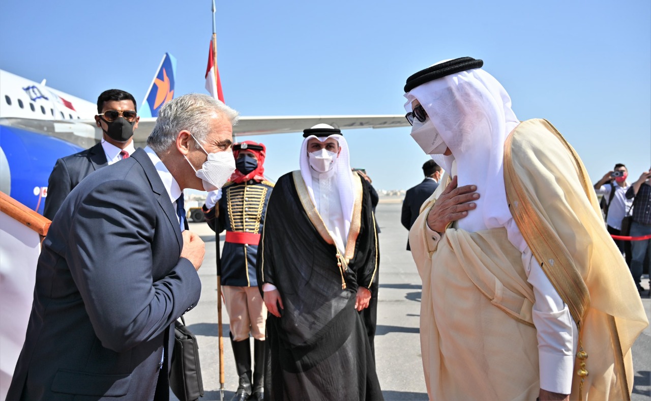 In a landmark visit, the Israeli foreign minister in Bahrain