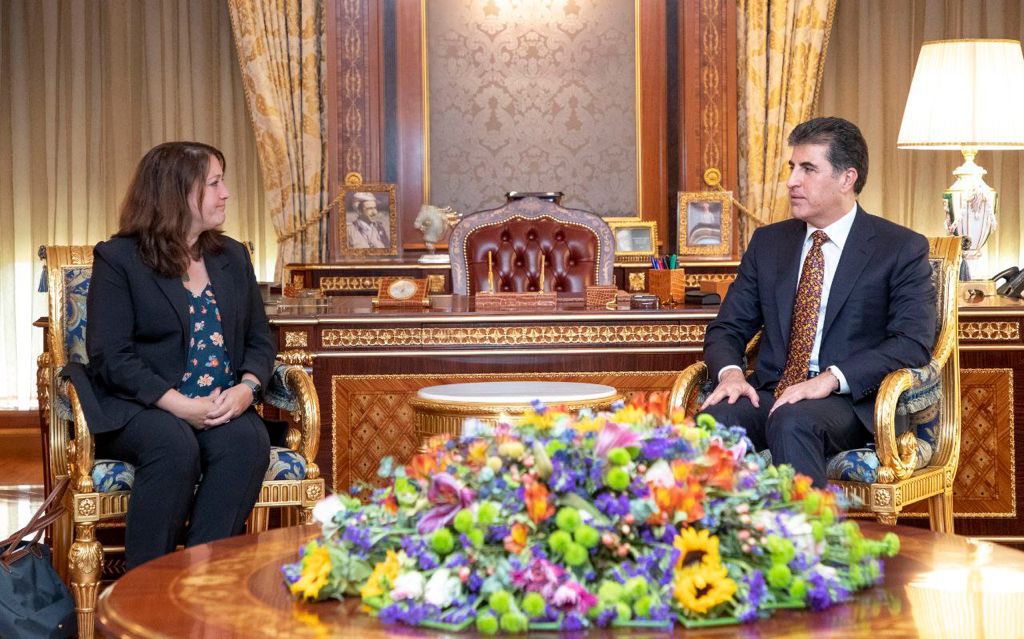 Kurdistans President praises the US support for Iraq and the Region