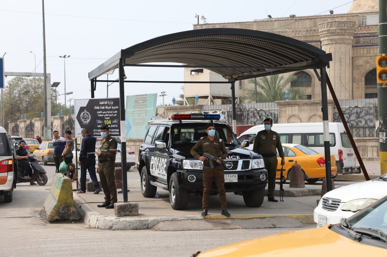 Heavy deployment near the electoral centers in Baghdad