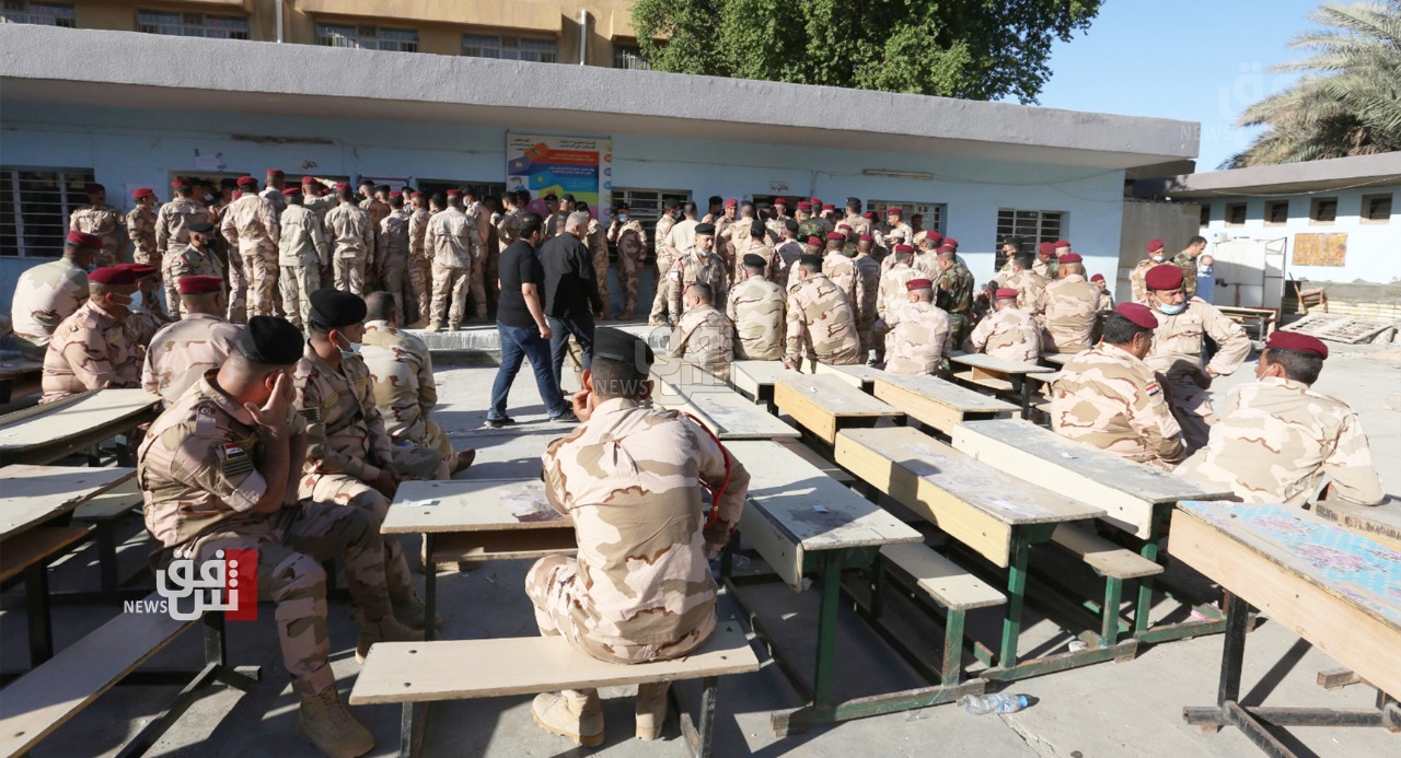 Iraqis began voting in the Parliamentary elections