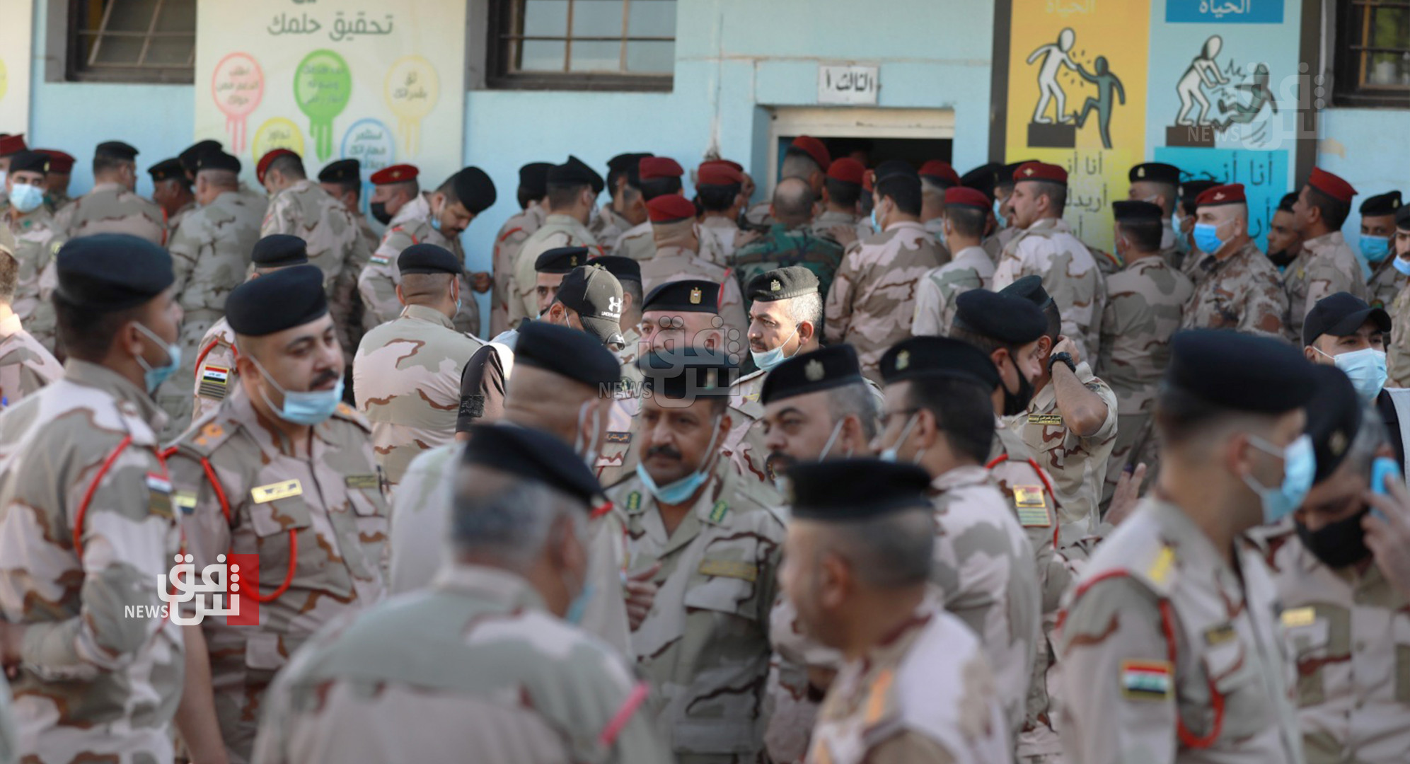 Iraqis began voting in the Parliamentary elections