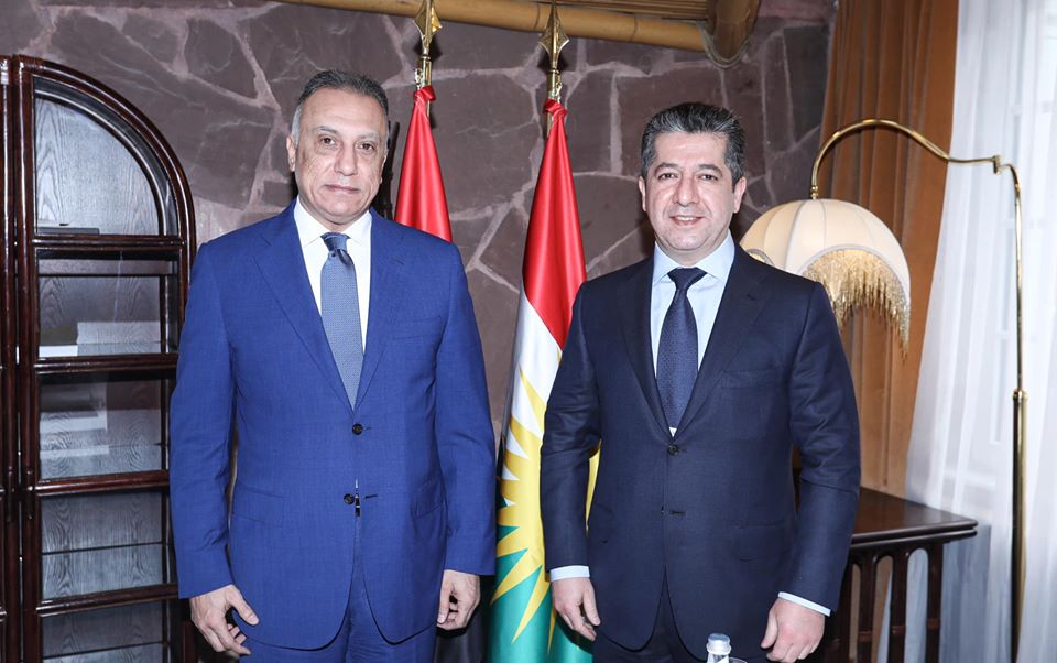 PM Barzani congratulates al-Kadhimi for the success of the elections 