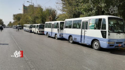 سائقو خطوط حافلات النقل في السليمانية يضربون عن العمل