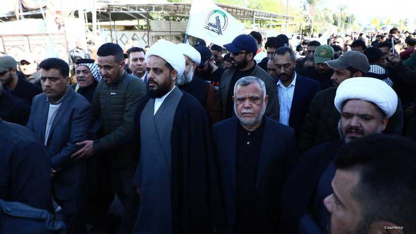 Al-Amiri, Al-Khazali thank the demonstrators and the security forces for their peaceful actions