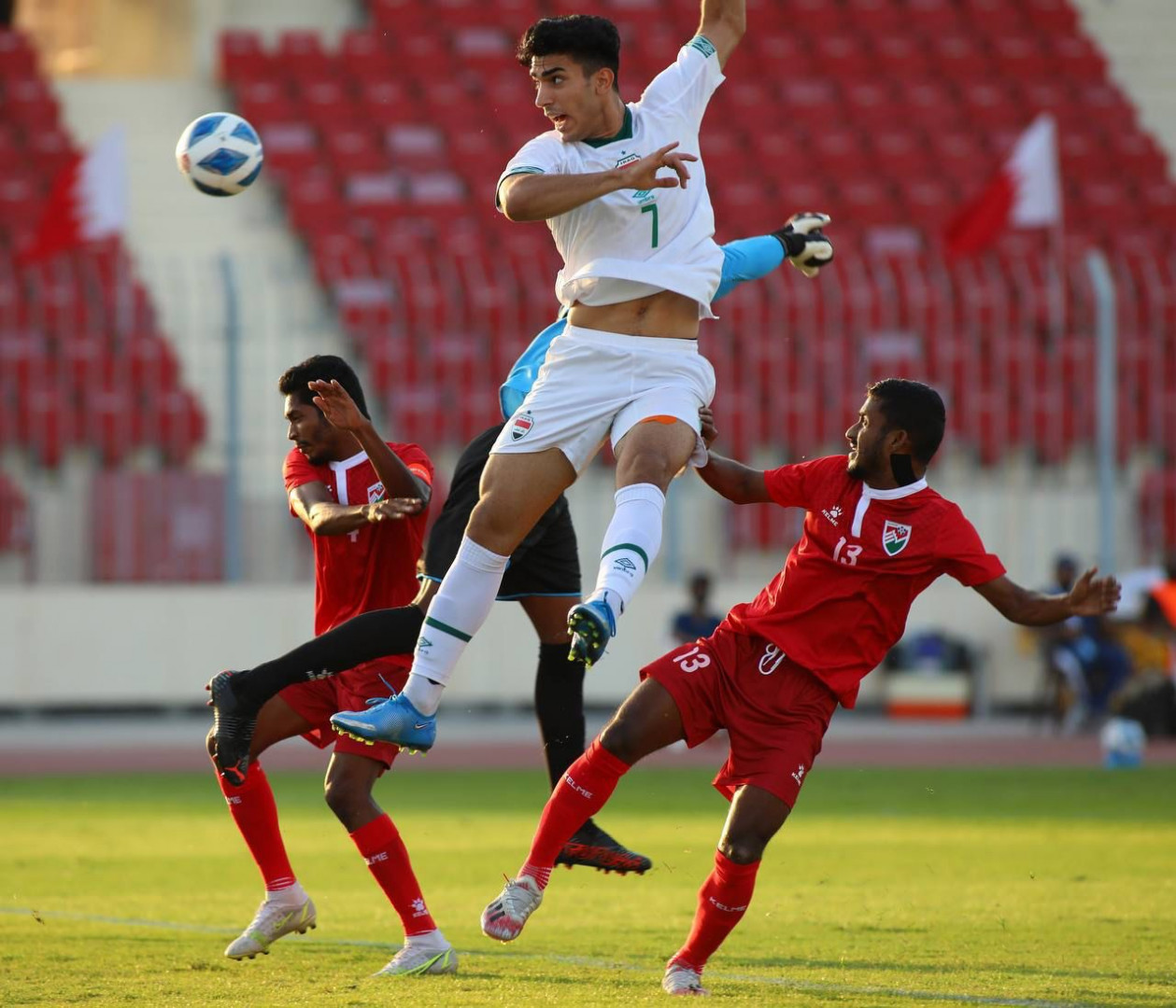 الأولمبي العراقي يحقق أول فوز في التصفيات المؤهلة لنهائيات آسيا