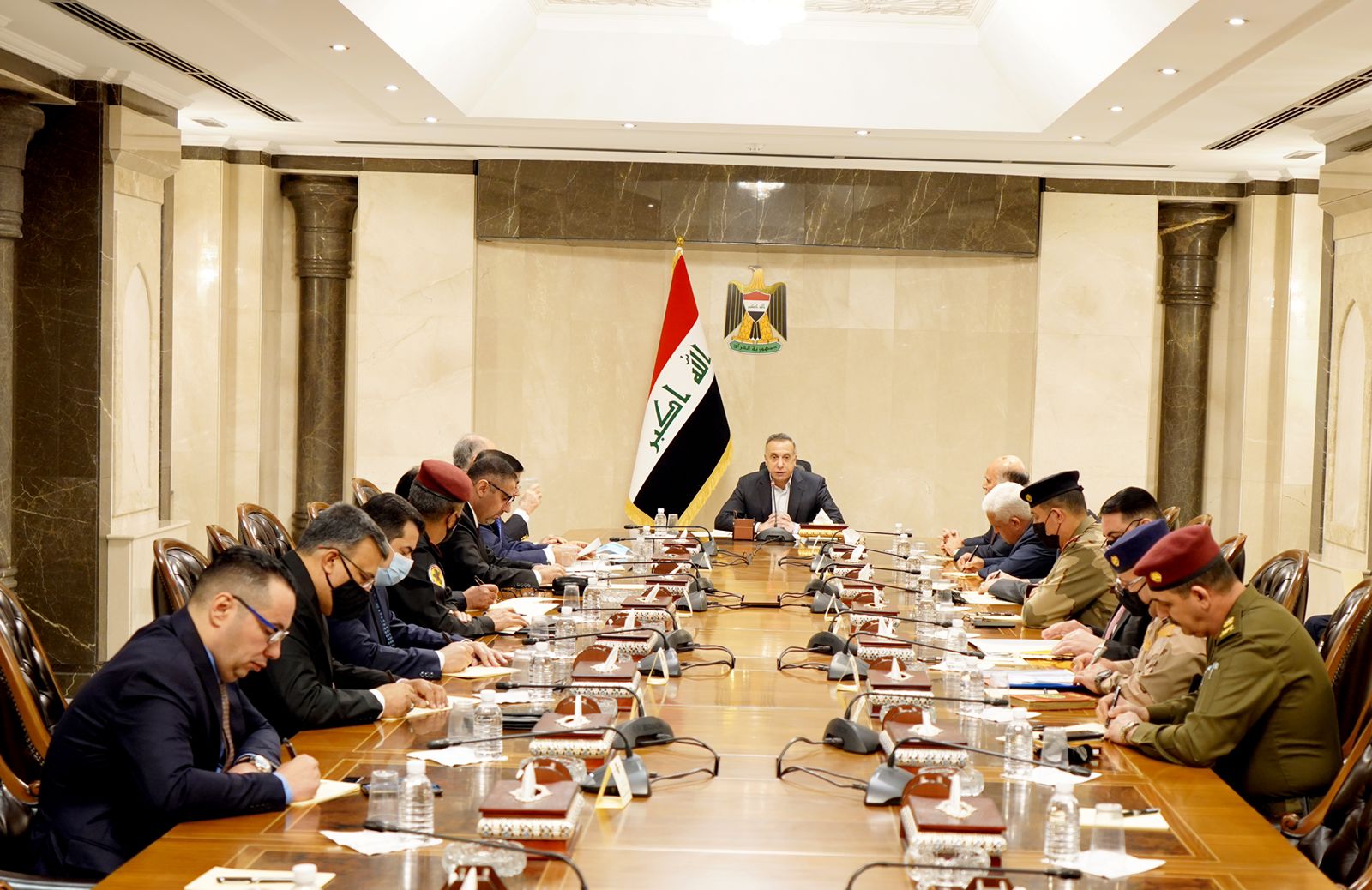 PM alKadhimi chairs a meeting to discuss the security situation in Diyala