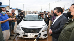 صور.. رئيس حكومة كوردستان يتفقد الاماكن المتضررة من فيضانات اربيل 