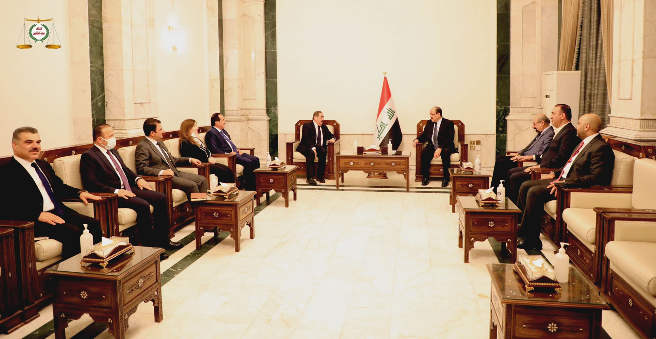 After al-Sadrs bloc... The Kurdistan Democratic delegation meets with al-Maliki and the latter announces the details