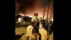 قوات الأمن تطلق الرصاص وتحرق الخيام قرب الخضراء (فيديو)