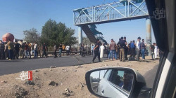 Traffic resumed on Diyala-Baghdad road after being blocked by protests against election results 