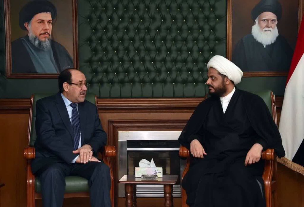Al-Khazali casts doubts on Al-Kadhimi's assassination; al-Maliki calls for avoiding strained reactions