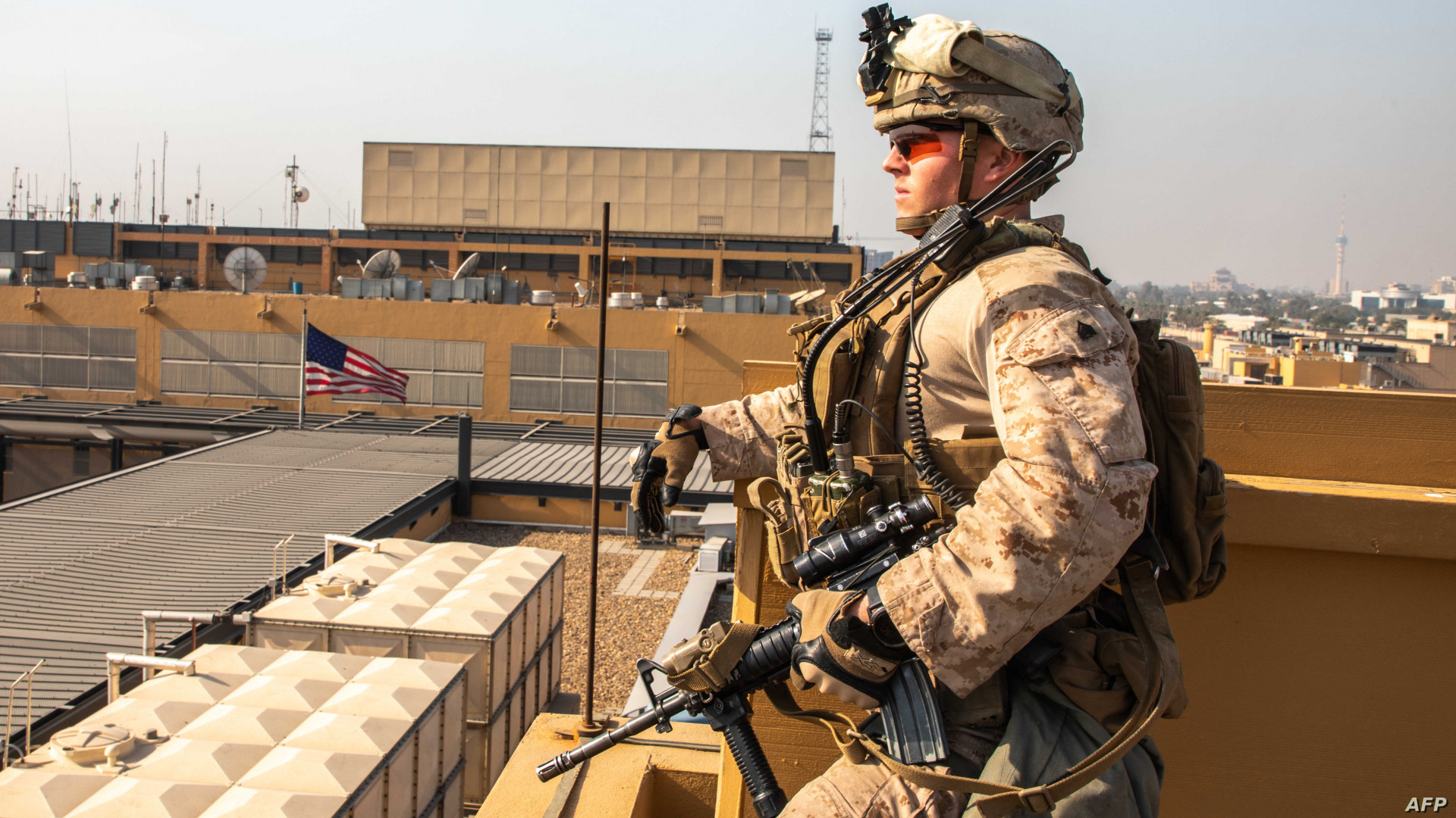 US Embassy In Baghdad Upgrades The C RAM Defense System Hatha Alyoum