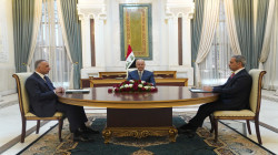 President meets PM al-Kadhimi and Judge Zidan 