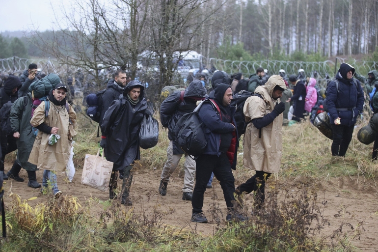 Poland Over  migrants still staying in Belarus