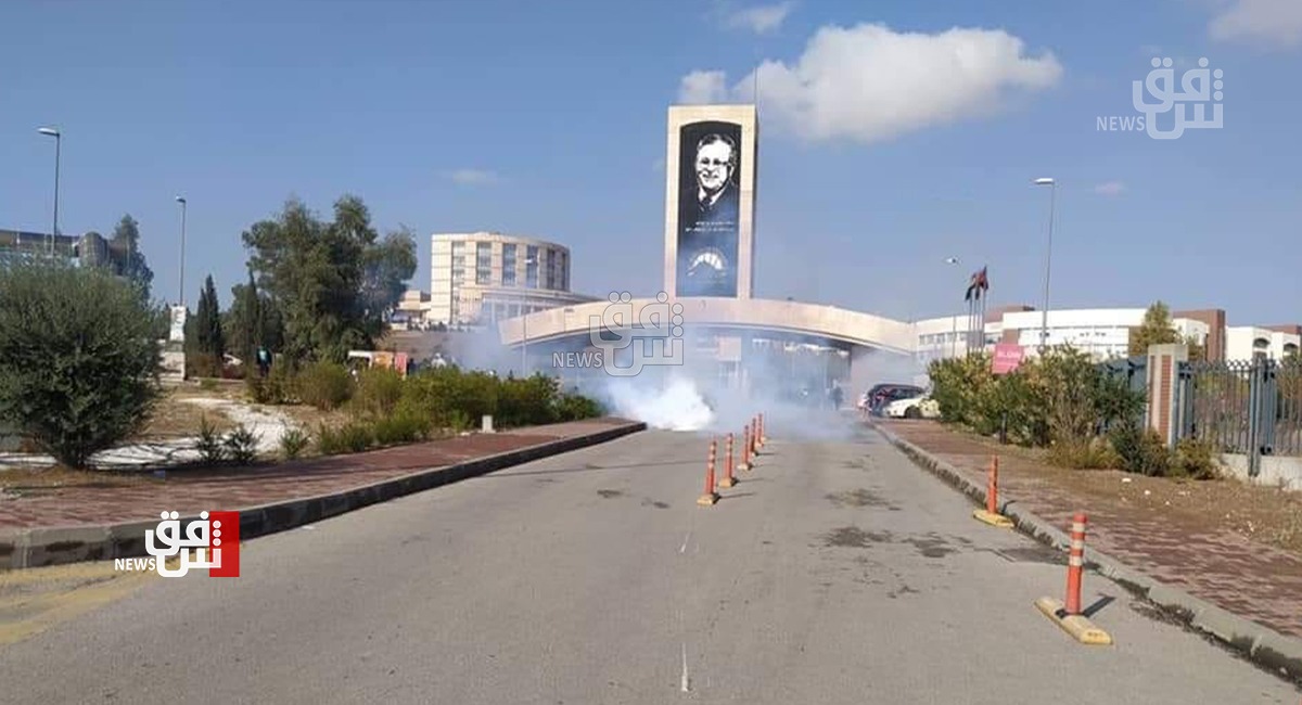 Scores injured in clashes between students and law enforcement in al-Sulaymaniyah 