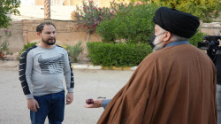 Al-Sadr receives al-Washah in his residence 