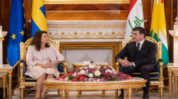 رئيس اقليم كوردستان يجتمع بوزيرة الخارجية السويدية