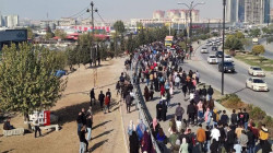 أمن السليمانية يفرق المحتجين بالقوة خلال محاولته فتح الطرق المغلقة
