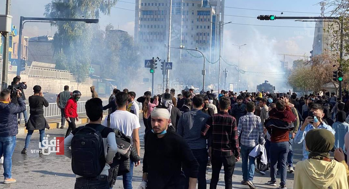 Students' protests: Security forces took control of central streets in Al-Sulaymaniyah