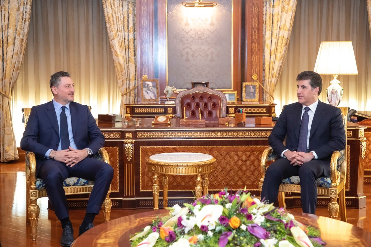 President Barzani hosts Italys New ConsulGeneral in Erbil