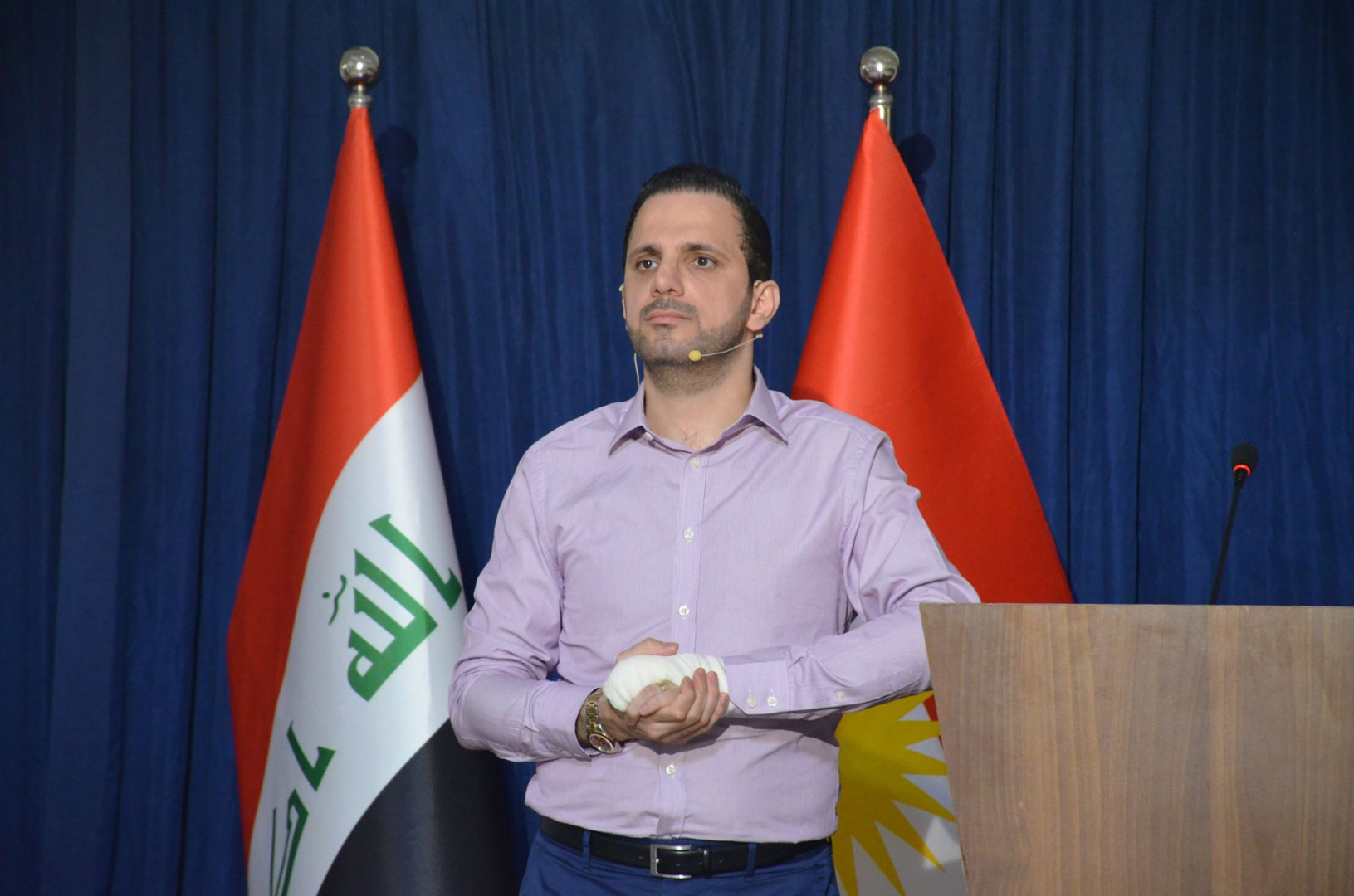 Leader of the New Generation kicked out a students' demonstration in al-Sulaymaniyah 