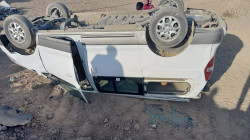إصابة 8 طلاب بحادث على طريق بغداد - كركوك