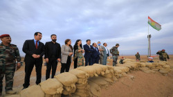 Official delegation visits the Peshmerga axis west of the Tigris river