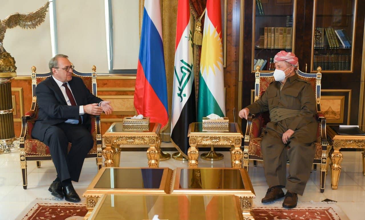 Upon meeting Bogdanov, Masoud Barzani voices concerns on the Kurds' situation in Syria 