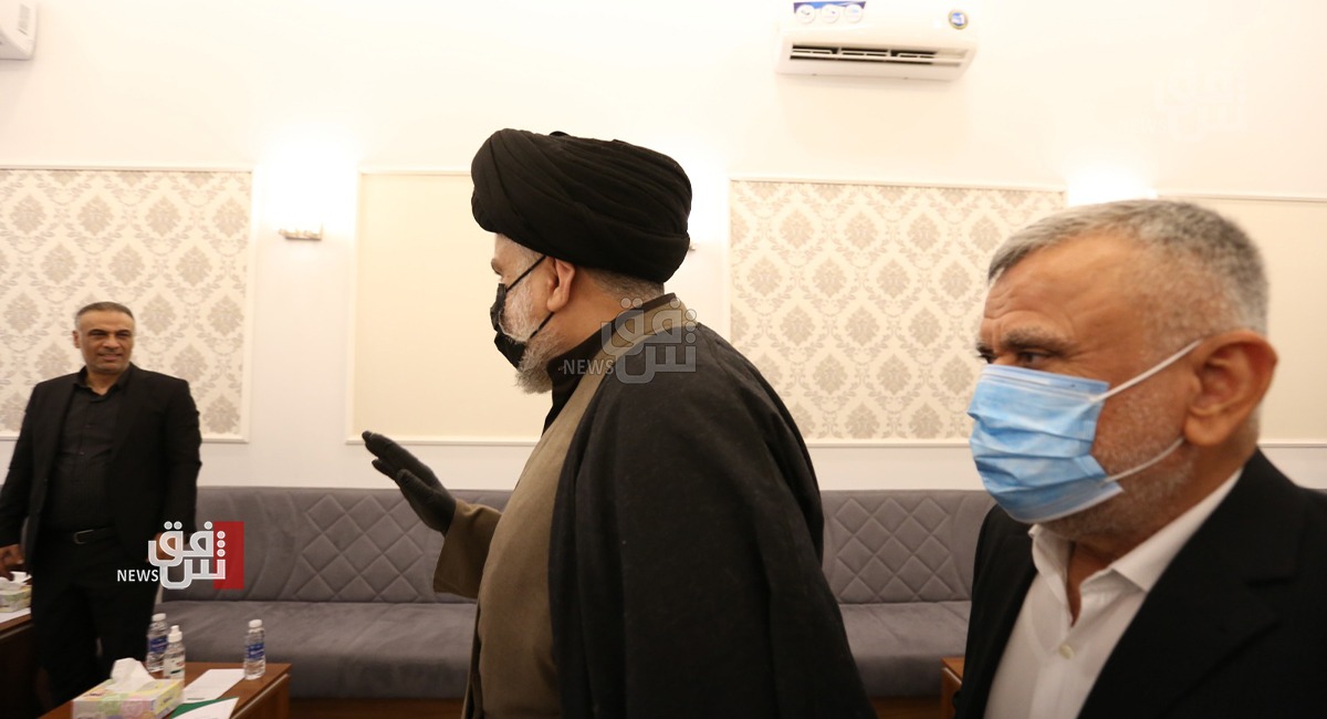 Attended by al-Sadr and al-Maliki, a meeting of Iraq's top Shiite leader in Baghdad 