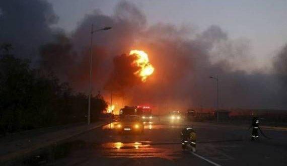 Gas pipeline explodes southwest Iran