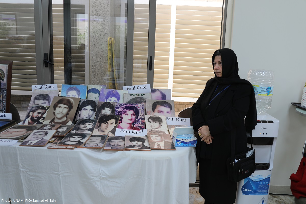 Fayli Kurds, other Iraqi minorities, feature in UNAMI's art exhibition on Human Rights Day