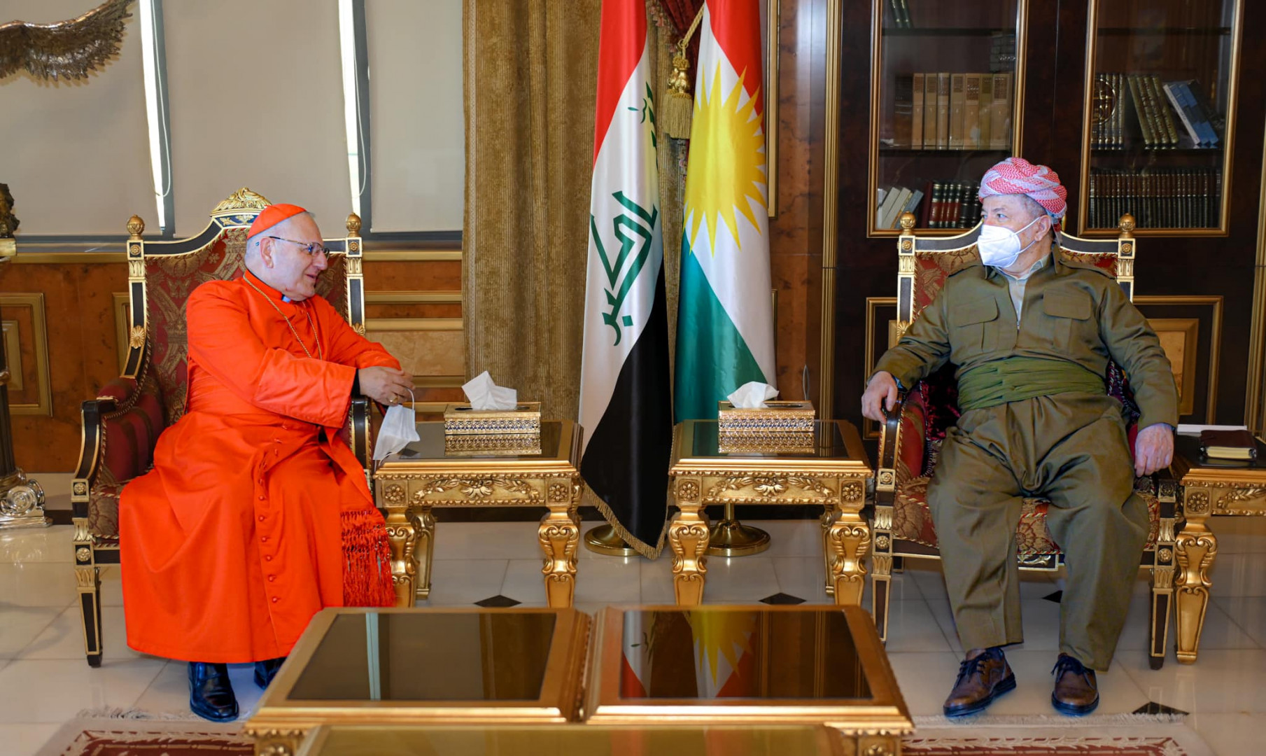 Head of the Chaldean Catholic Church calls on Masoud Barzani to bring Iraqi parties together 