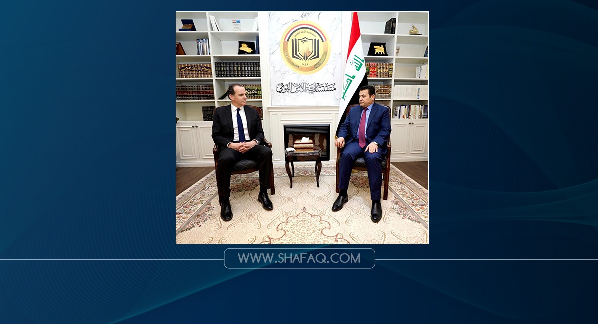 Al-Araji meets senior US official in his office in Baghdad 