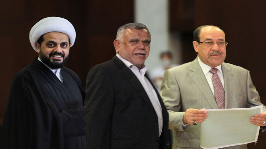 Al-Sadrs shadow is still on the walls of the frame..a new dispute between the three leaders