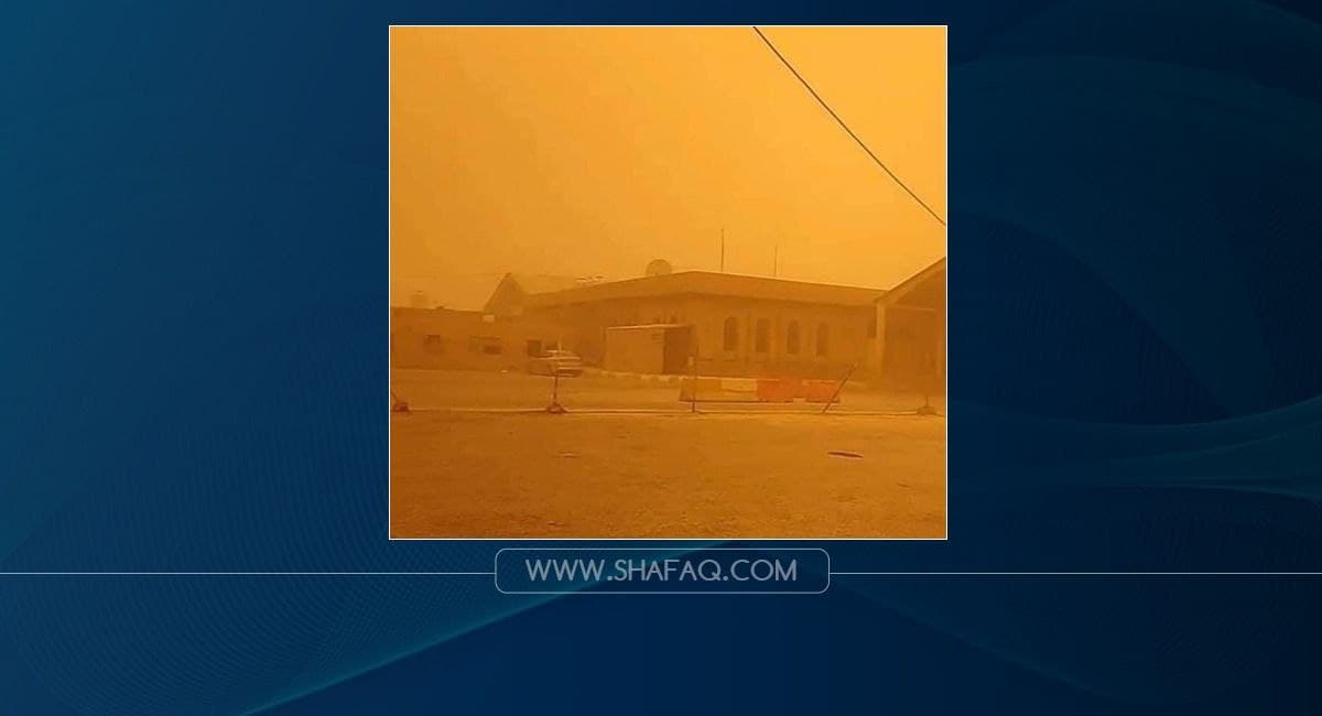 حيطة وحذر وانتشار أمني غربي العراق بالتزامن مع عاصفة ترابية
